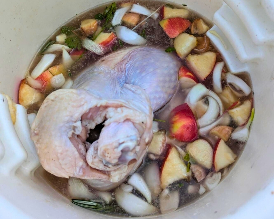 Apple and honey add a little sweetness to any cut of turkey, and fresh herbs make all the difference